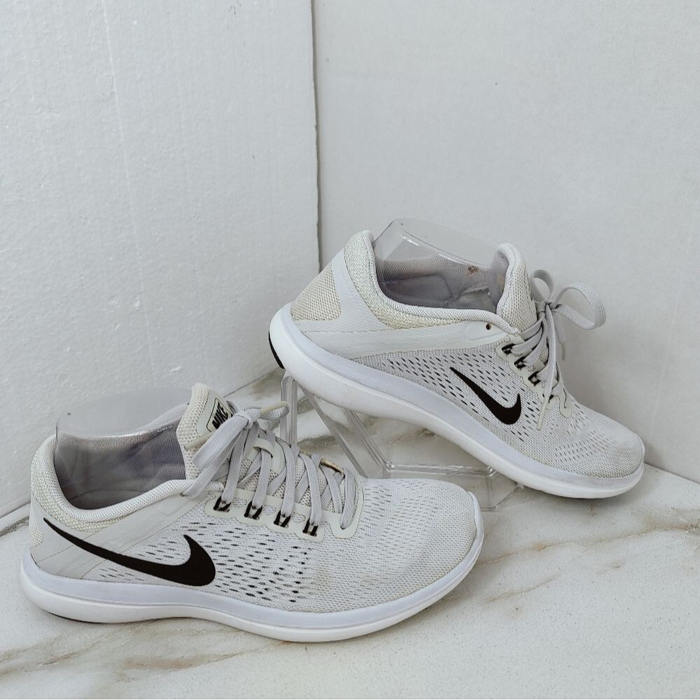 Nike Women's Flex 2016 RN Running Shoes Sneakers, White, Sz 7